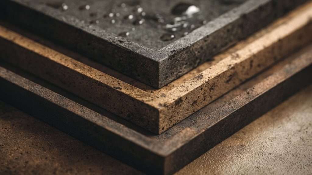 Receveurs de douche à éviter : matériaux fragiles