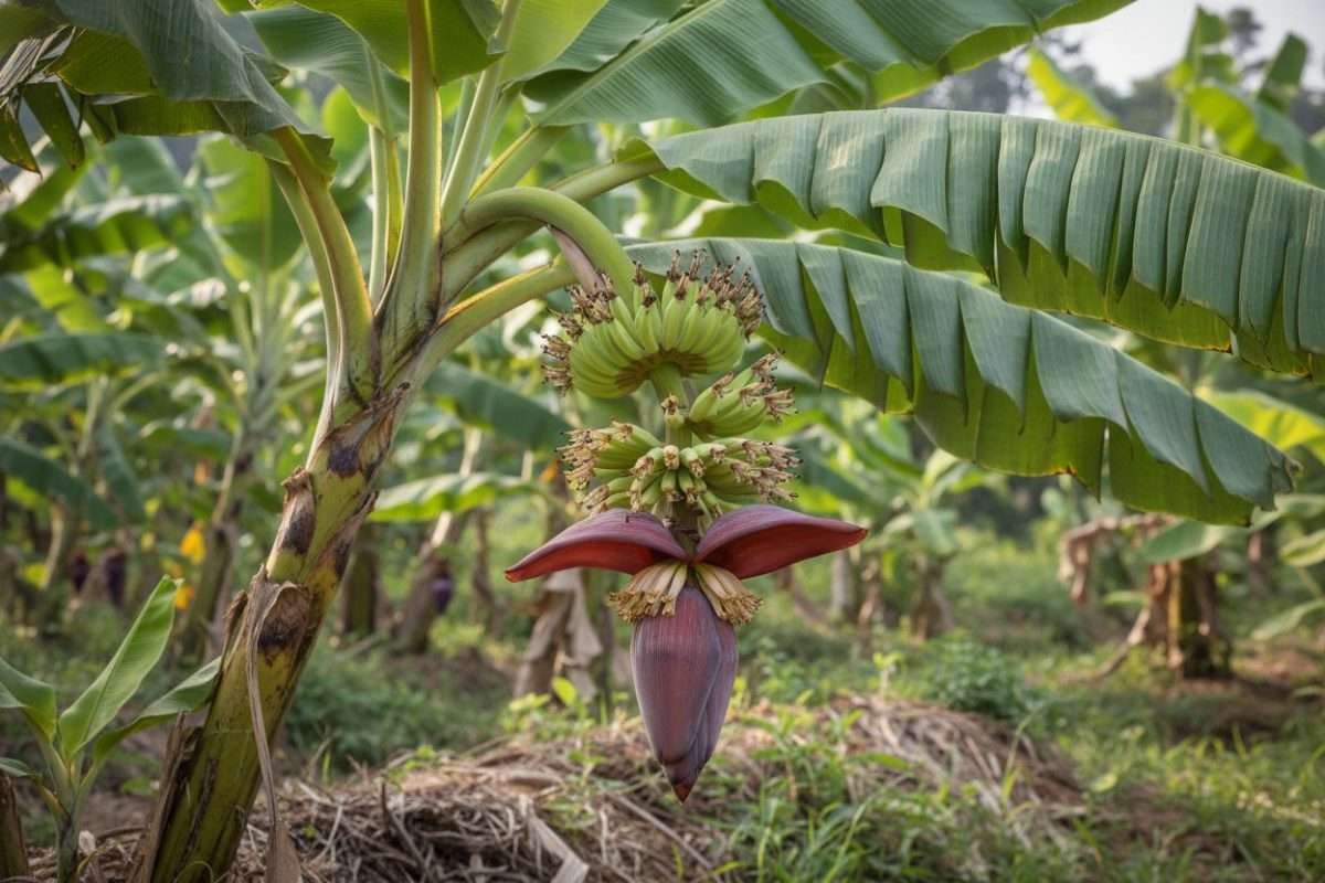 Bananier en fleur : que faire pour une bonne récolte ?