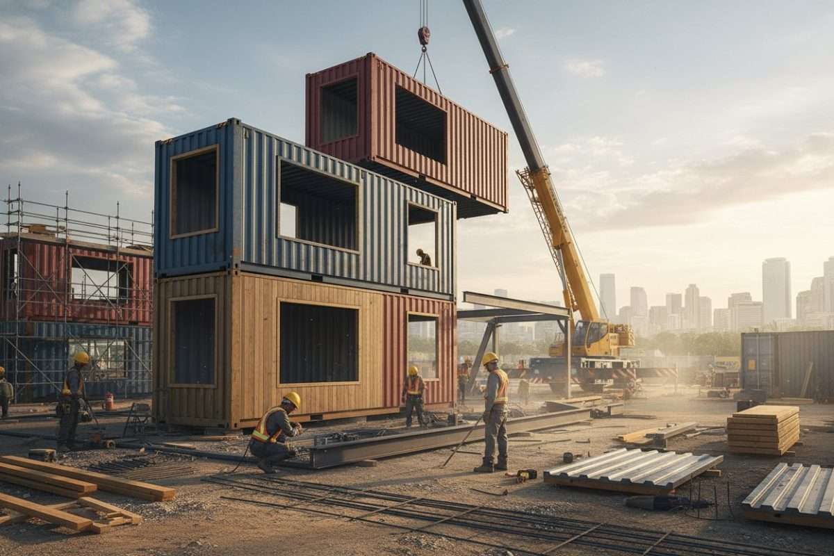Construire sa maison en container : le coût réel du projet
