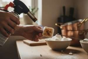 Réussir vos chamallows grillés au chalumeau de cuisine