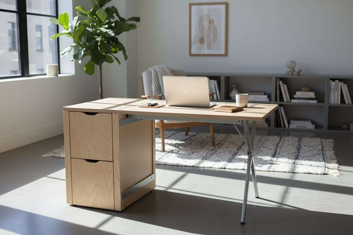Bureau pliable télétravail : l’indispensable pour votre home office