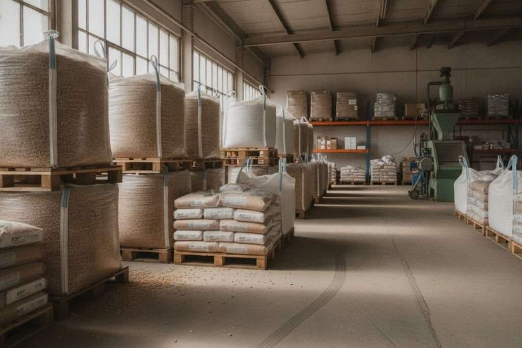 Pellets de bois Leclerc : prix des sacs et palettes