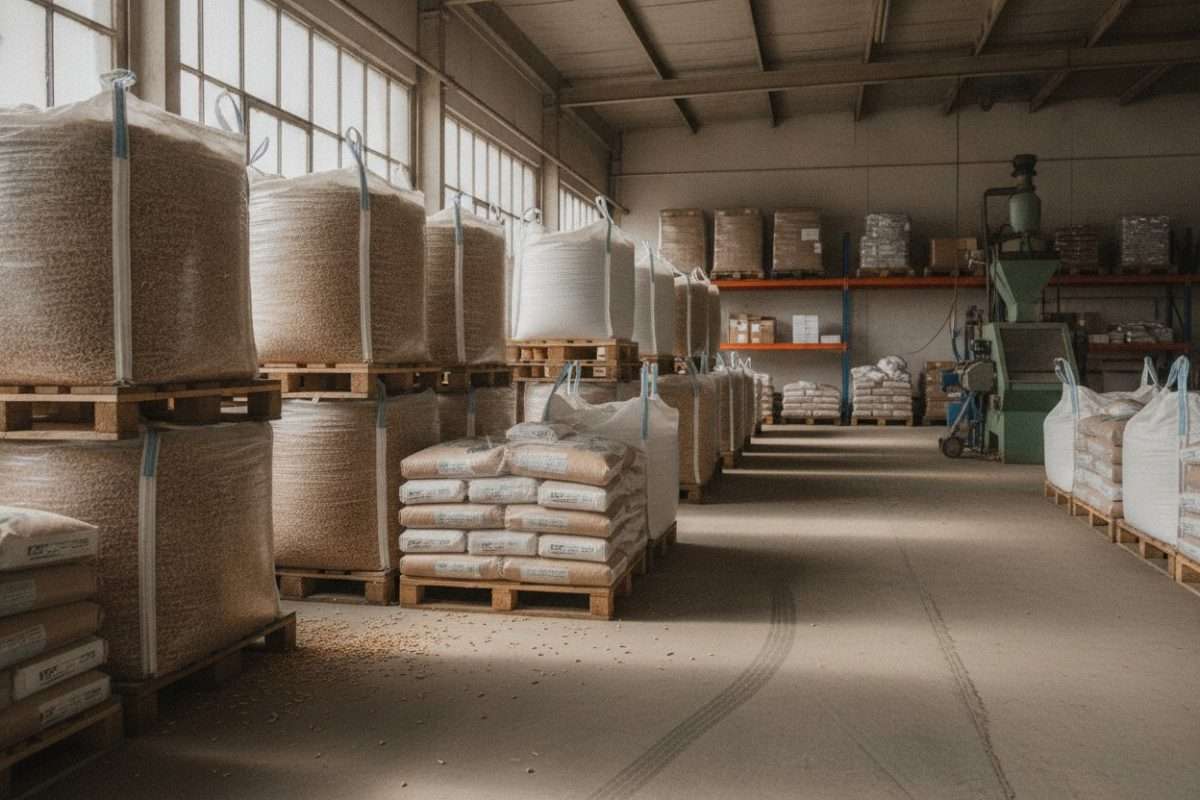 Pellets de bois Leclerc : prix des sacs et palettes