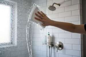 Comment nettoyer une paroi de douche en plexiglas